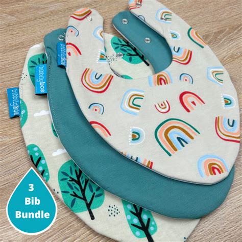 Bibbilyboo Award Winning Waterproof Dribble Bibs For Teething