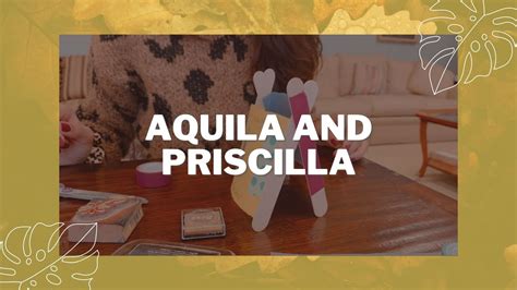 Aquila And Priscilla Childrens Sunday School Youtube