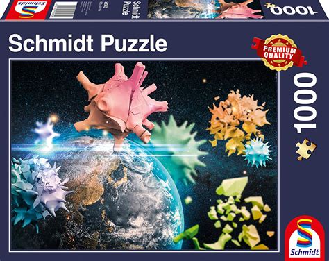 Puzzle Planet Earth 2020 Schmidt Spiele 58963 1000 Teile Mond Sonne