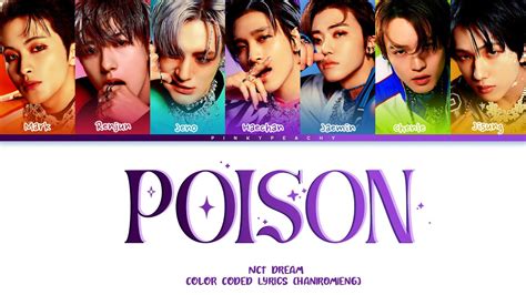 Nct Dream Poison 모래성 Lyrics 엔시티 드림 Poison 가사 Lyrics Color Coded