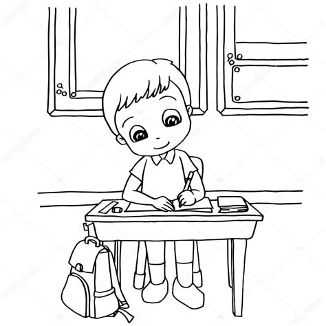 Coloring Page Pupil Img 18738 Sketch Coloring Page