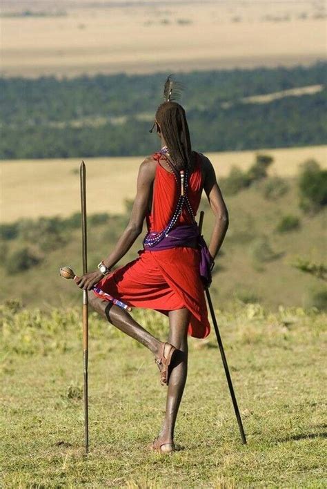 Massai Warrior In Kenya African People Kenya Maasai