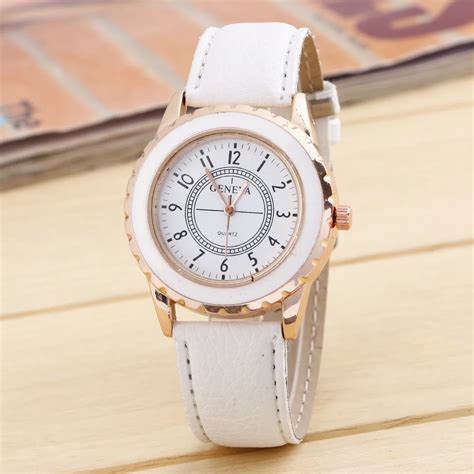 Fashion Women Watches Geneva Classic Women S Diamond Gold 43 OFF