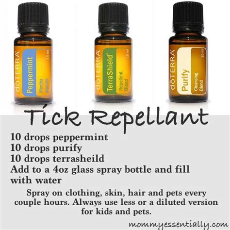 Terrashield Doterra Doterra Blends Tick Repellent Glass Spray Bottle