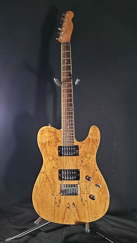 Fender Special Edition Spalted Maple Telecaster Hh 2007 Reverb