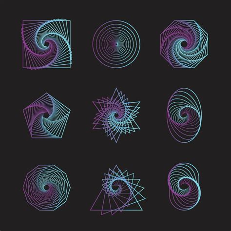 Blending Shape Icon Pack 12860872 Vector Art At Vecteezy