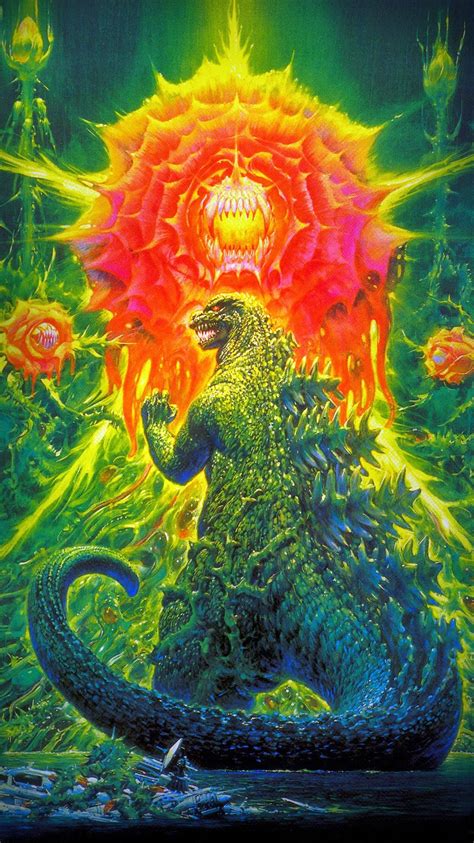 Godzilla Vs Biollante 1989 Phone Wallpaper Moviemania Godzilla