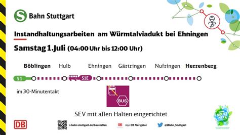 S Bahn Stuttgart On Twitter Drandenken Instandhaltungsarbeiten Am