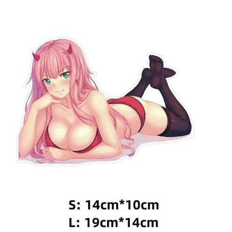 Darling In The Franxx Car Stickers 02zero Two Anime Sexy Girl Reflective Decoration Windshield