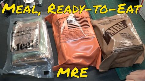 MRE Review Comparison Humanitarian HDR Civilian Sopakco And