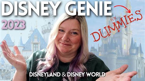 Genie Plus For Dummies Disney World Disneyland Youtube