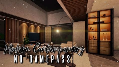 Bloxburg Modern Contemporary No Gamepass Speedbuild Youtube