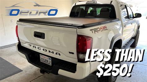 Oedro 5ft Soft Tri Fold Tonneau Cover For 2016 2023 Toyota Tacoma How To Install Unboxing