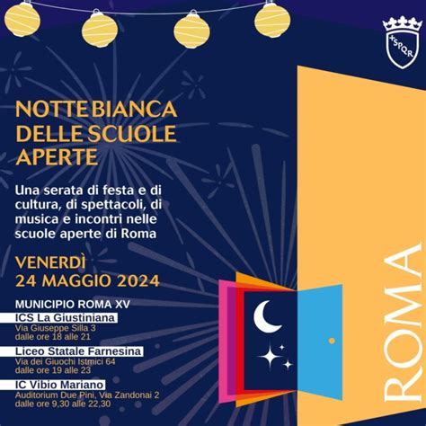 Municipio Xv Torquati Marchisio Notte Bianca Delle Scuole Tre