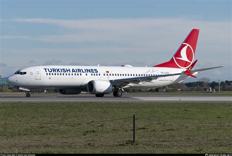 TC LCU Turkish Airlines Boeing 737 8 MAX Photo By Matei Ioan Dascalu