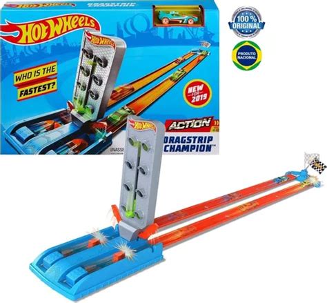 Hot Wheels Pista De Campeonato De Corridas Mattel Frete Gr Tis