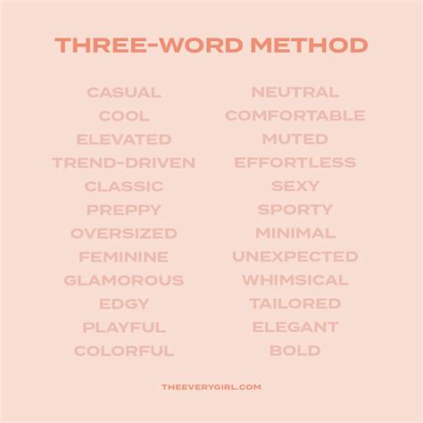 Tiktoks Three Word Method Is The Secret To Personal Style The Everygirl