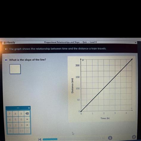 [free] I Ready Proportional Relationships And Slope Quiz Level H The Graph Shows The