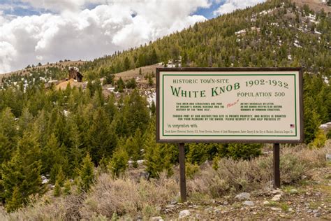 White Knob Idaho Ghost Town Near Mackay Idaho Travel Obscura