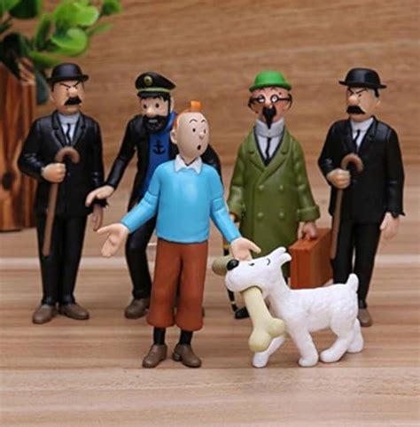 Buy SAMANIS The Adventures Of Tintin Action Figure Toy 4 9cm