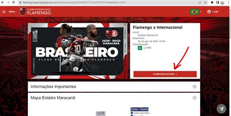 Flamengo X Internacional Como Comprar Ingressos Para O Jogo No Maracan