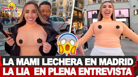 La Mami Lechera Lo Hace En Pleno Madrid Youtube