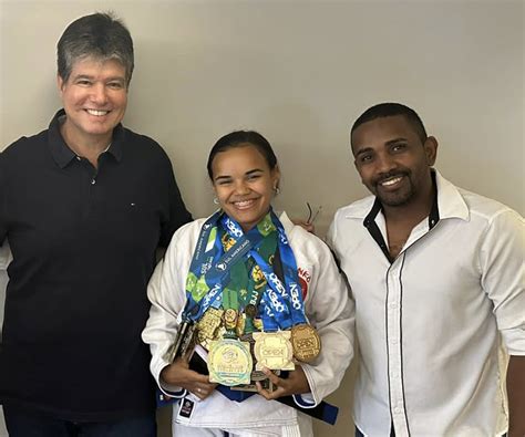 MaisPB Campeã Sul Americana de jiu jitsu agradece apoio de Ruy