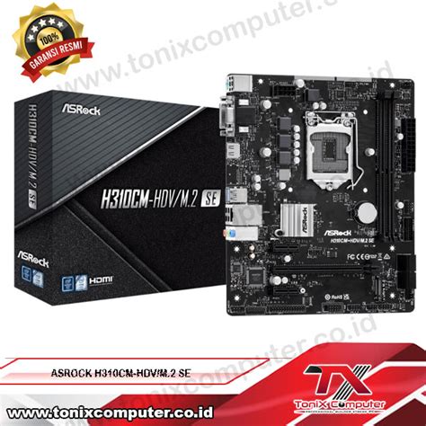 ASRock H310CM HDV M 2 SE LGA1151 Q270 DDR4 USB3 2 SATA3 ToniX