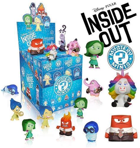 Mystery Minis Pixar Divertida Mente Inside Out Mini Figuras Funko