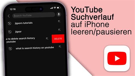 YouTube Suchverlauf löschen deaktivieren auf Handy iPhone Android