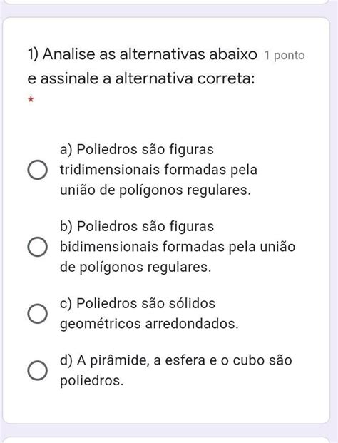 Analise As Alternativas Abaixo E Assinale A Alternativa Correta