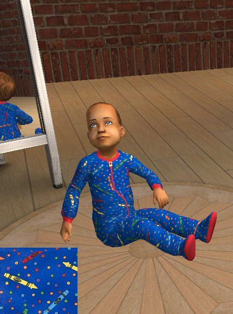 Mod The Sims Fun Feetie Pajamas