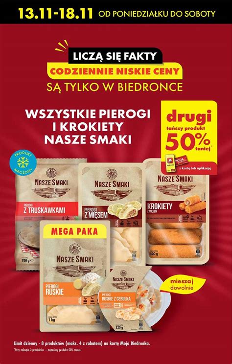 Biedronka W Tym Tygodniu Pierogi I Krokiety Promocja