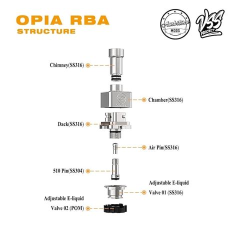 Ambition Mods Opia RBA BUY TODAY Legion Of Vapers