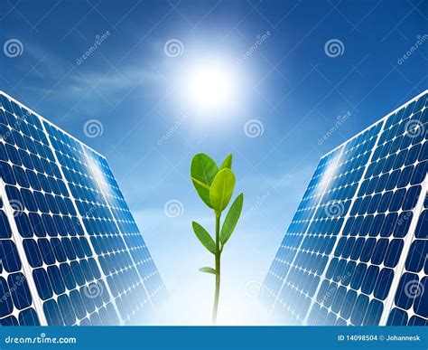 Concept De Panneau Solaire Nergie Verte Photo Stock Image Du