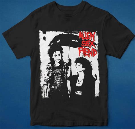 Alien Sex Fiend Tshirt Post Punk Etsy
