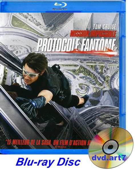 Blu Ray Mission Impossible Protocole Fant Me Tom Cruise Ebay