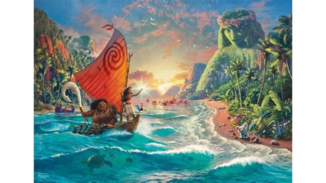 Puzzle Schmidt Thomas Kinkade Disney Moana 1000pc Sch8030