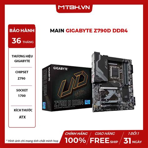 Main Gigabyte Z790D DDR4 Máy Tính Biên Hòa