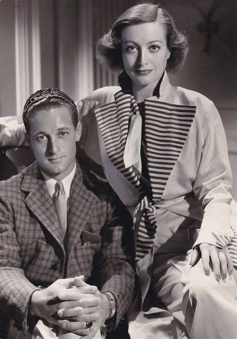 Joan Crawford With Her Brother Hal Lesueur On The Set Of Sadie Mckee