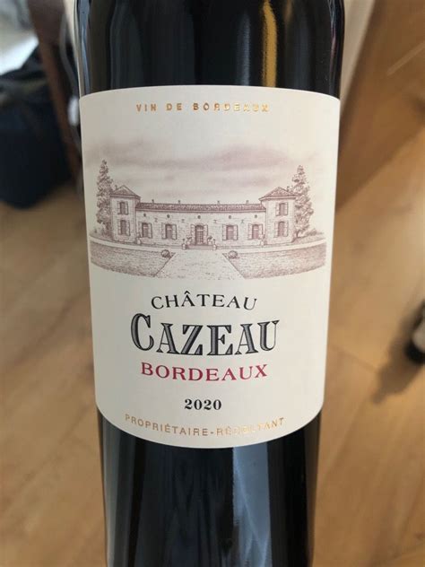 2020 Château Cazeau France Bordeaux CellarTracker