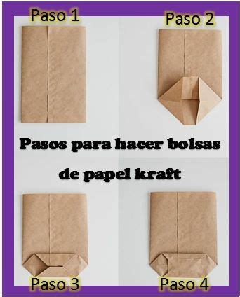 Hacer Bolsas Con Papel Kraft Hacer Bolsas De Papel Bolsas De Papel