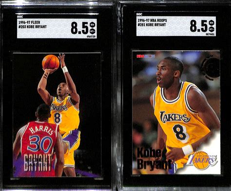 Lot Detail Lot Of Graded Basketball Insert Cards W