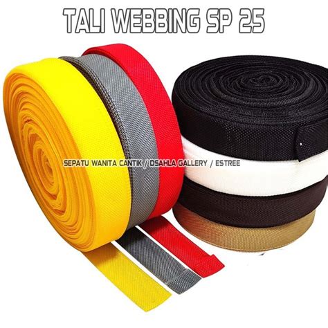 Jual Tali Webbing Warna Tali Webing Cm Tebal Kuat Tali Sling