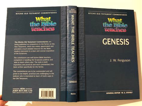 What The Bible Teaches Vol 1 Old Testament Genesis Ritchie Old