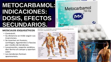 Metocarbamol Relajante Muscular Indicaciones Dosis