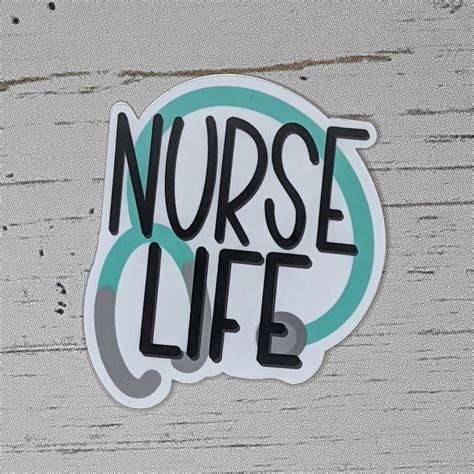 Nurse Life Sticker Etsy