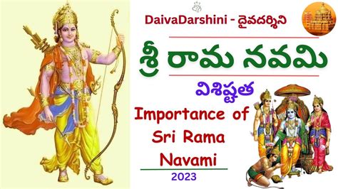 Sri Rama Navami Importance And