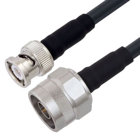 Low Loss N Male To Bnc Male Cable Lmr 240 Coax In 36 Inch With Times Microwave Components