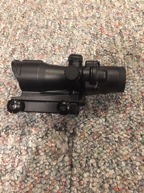 SOLD Green Red Acog Scope HopUp Airsoft